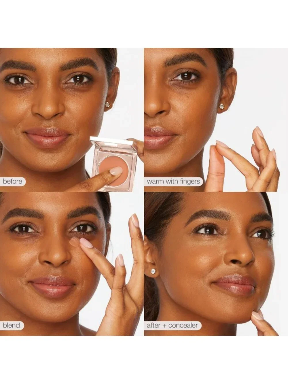 Full-Coverage Undereye Concealer with Vegan Squalane & Caffeine - Light-Medium